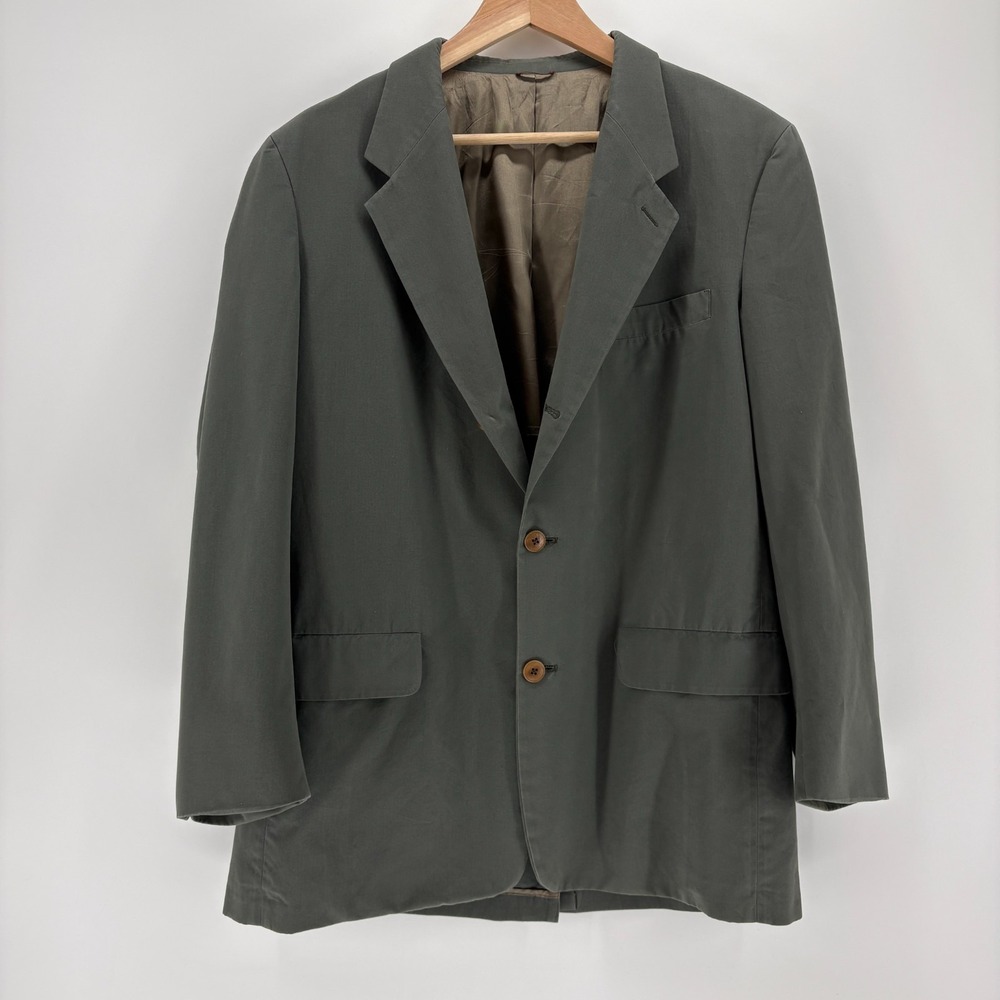 Vintage J Crew Cotton Blazer Jacket Longline Career Office Business Casual